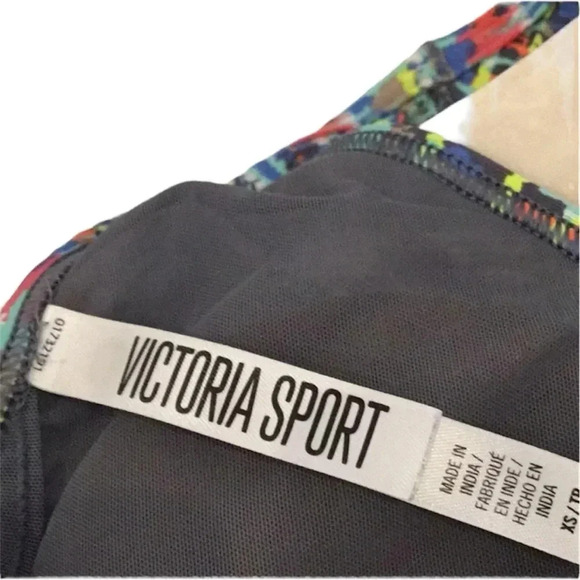 Victoria Secret sports bra. Stripe colourful - Picture 3 of 3